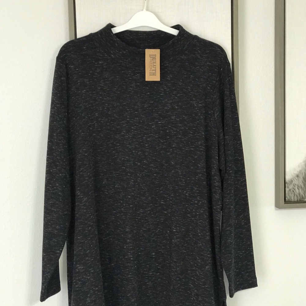 Duluth mock neck tunic -new